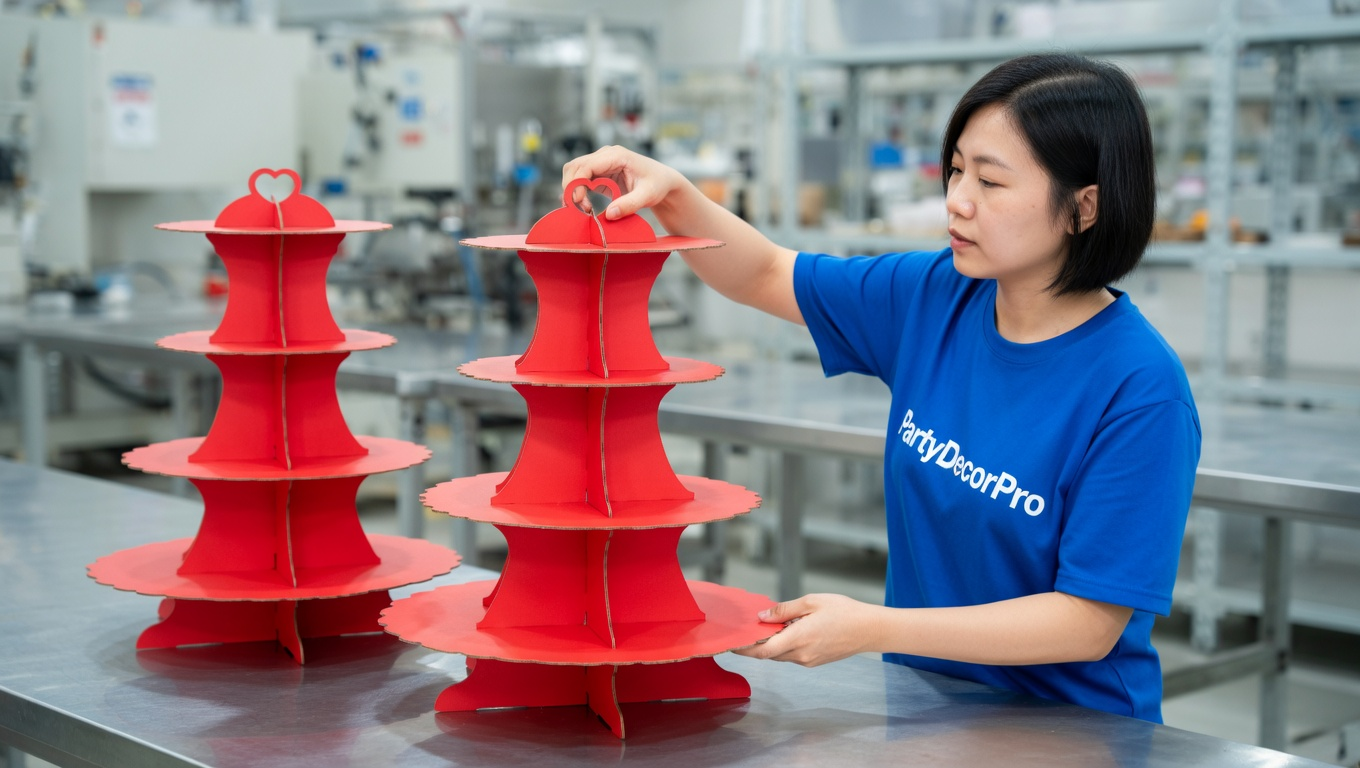 wedding cupcake stand Manufacturing Process 