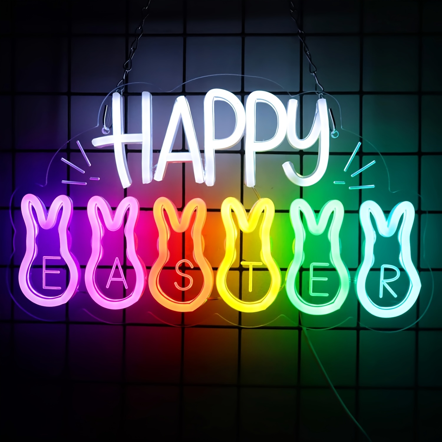 Custom Neon Sign Supplier - Happy Easter Bunny LED Neon Light