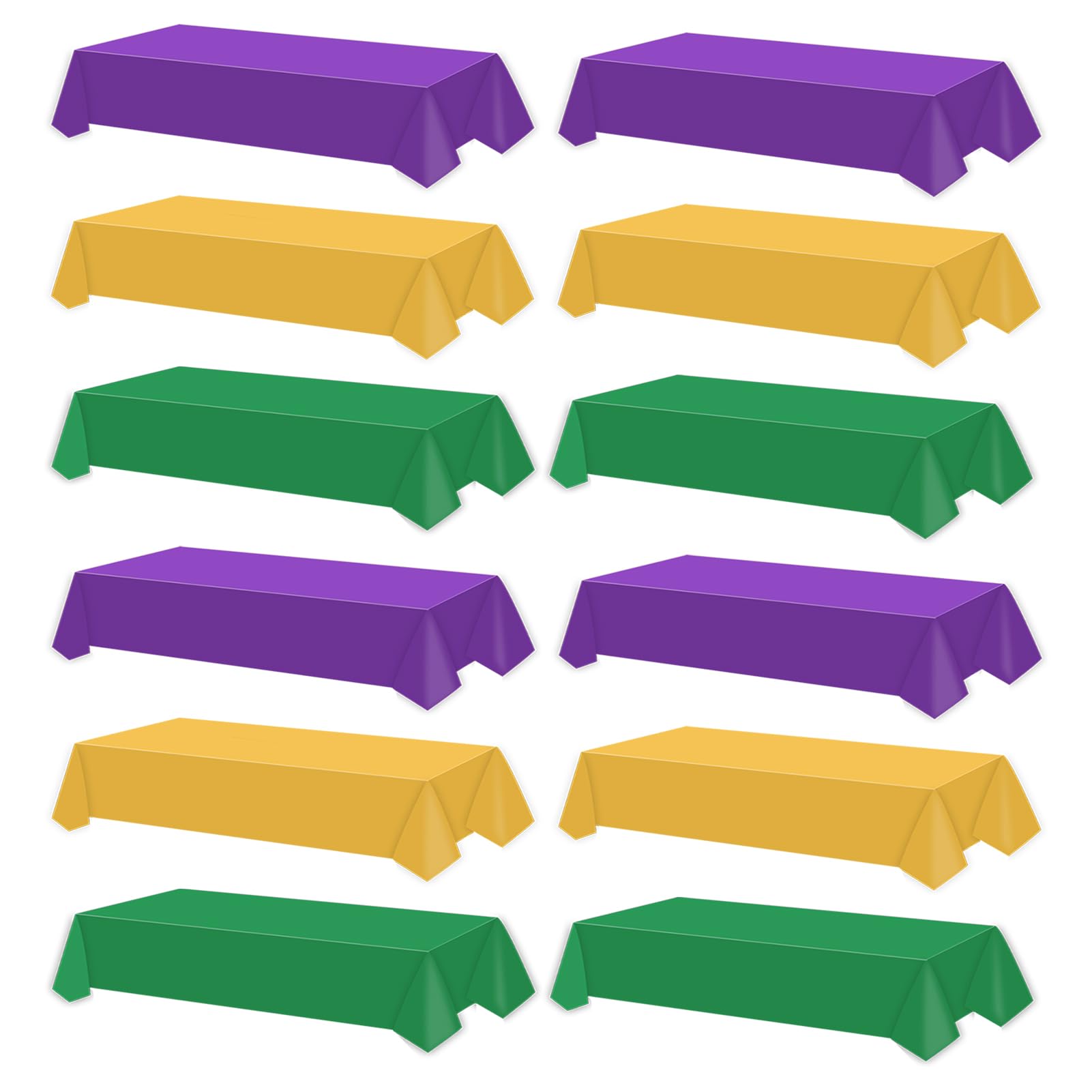 Custom Disposable Tablecloths Manufacturer - Mardi Gras Waterproof Party Covers