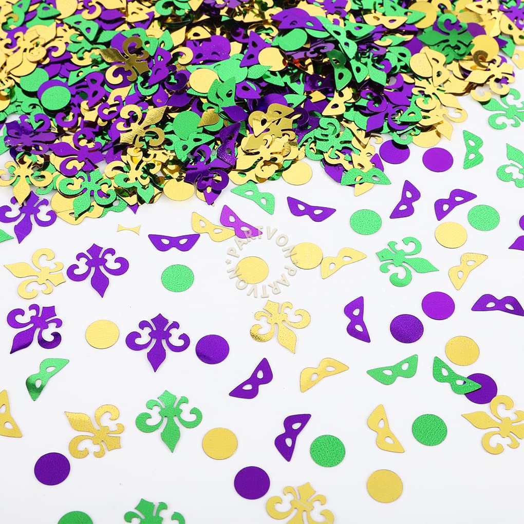 Confetti Manufacturer OEM - Mardi Gras Fleur De Lis Table Confetti