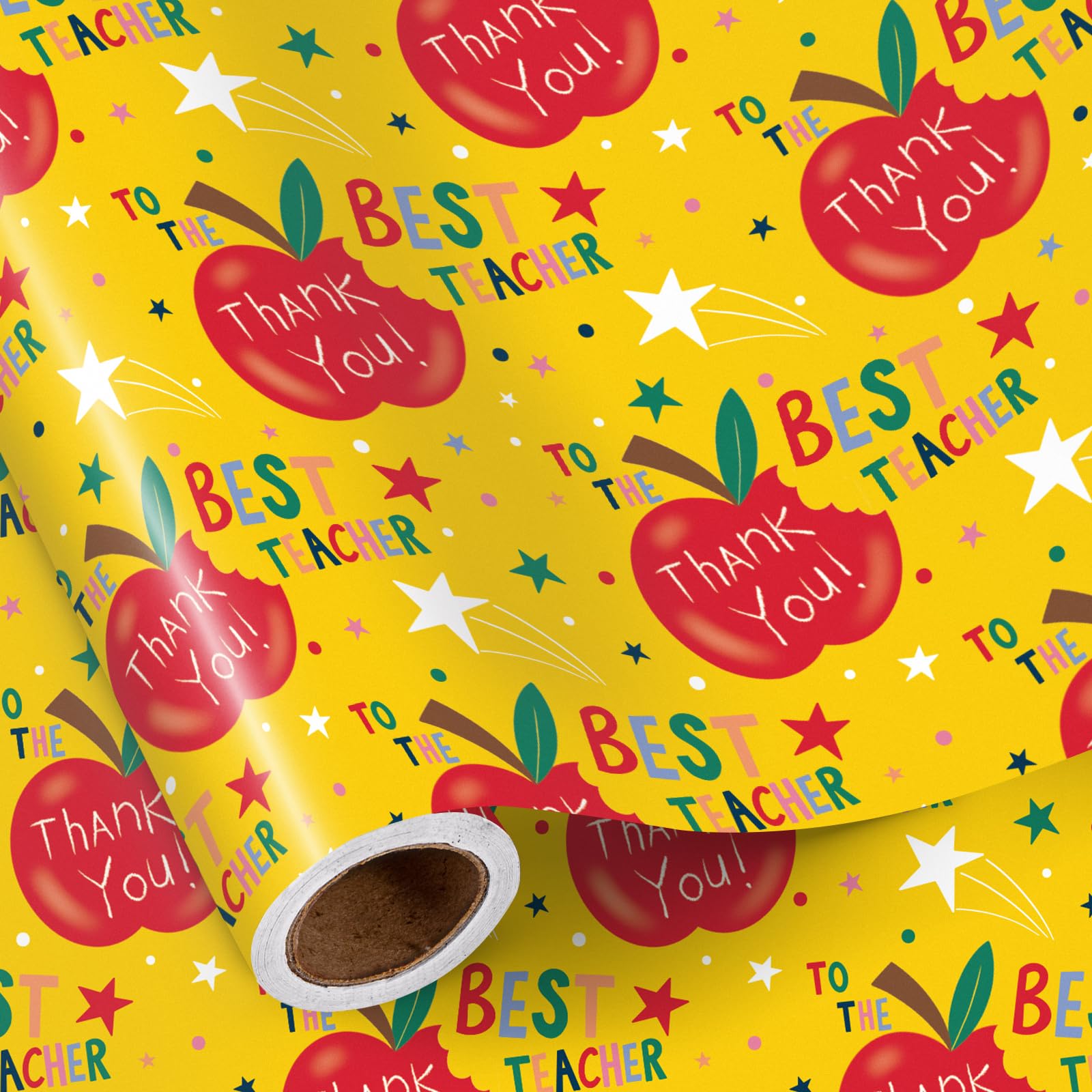 Custom Wrapping Paper Manufacturer - Teacher Appreciation Gift Wrap Roll