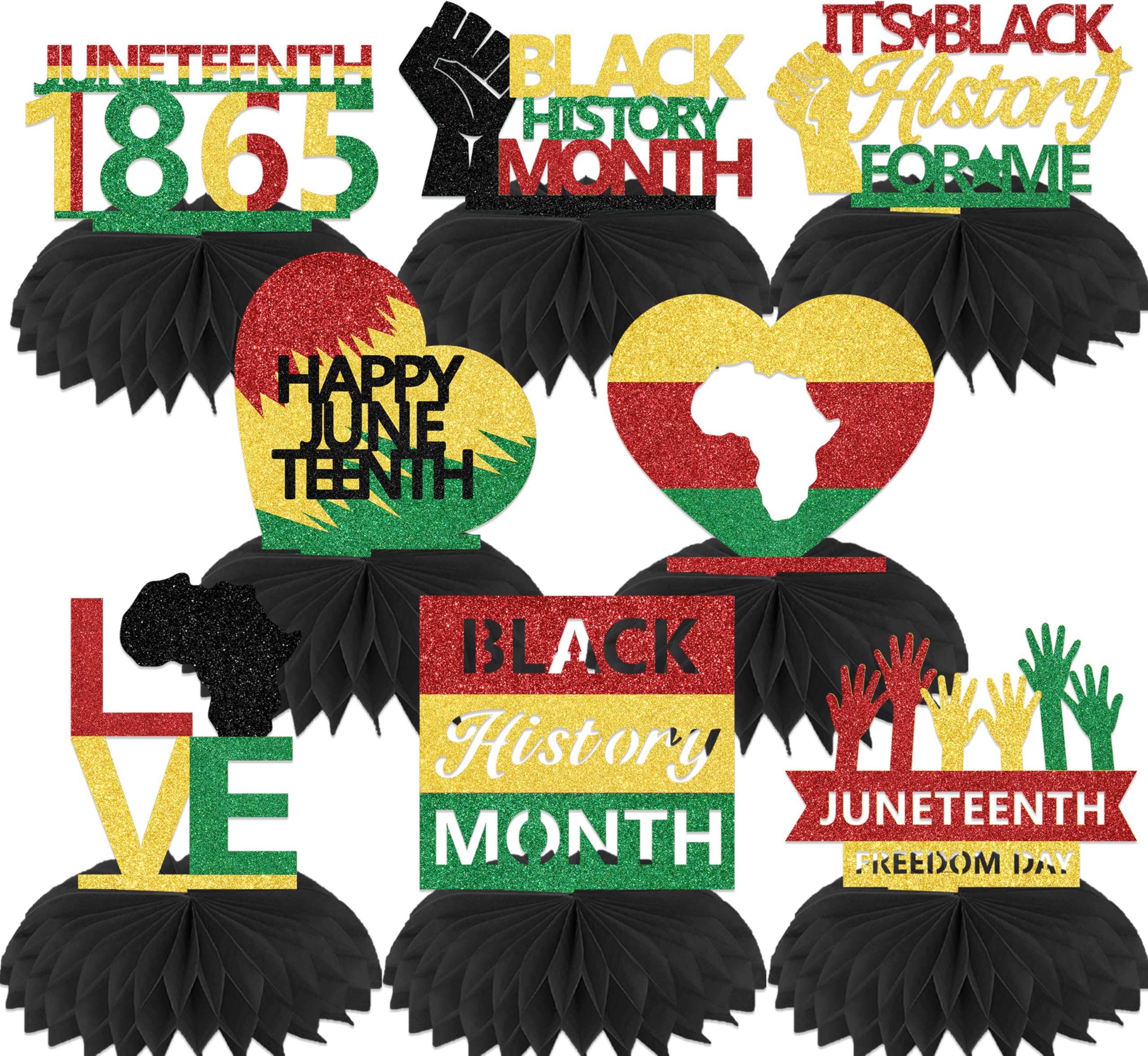 Wholesale Honeycomb Centerpieces - Juneteenth Table Decorations