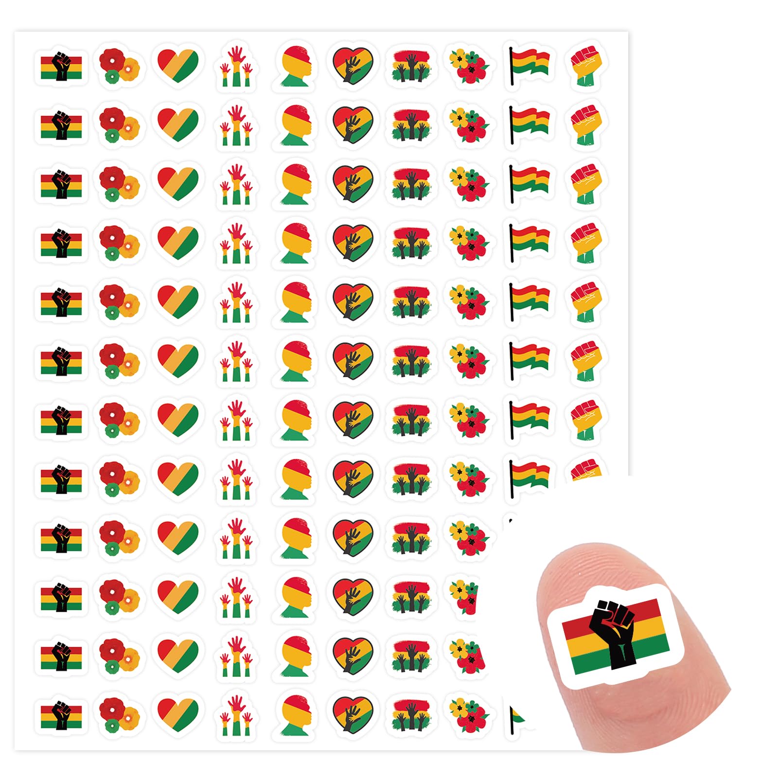 Stickers Wholesale Supplier - Juneteenth & Black History Mini Stickers