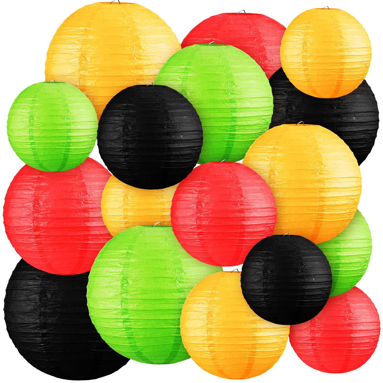 Paper Lanterns Factory - Juneteenth Hanging Round Decorations