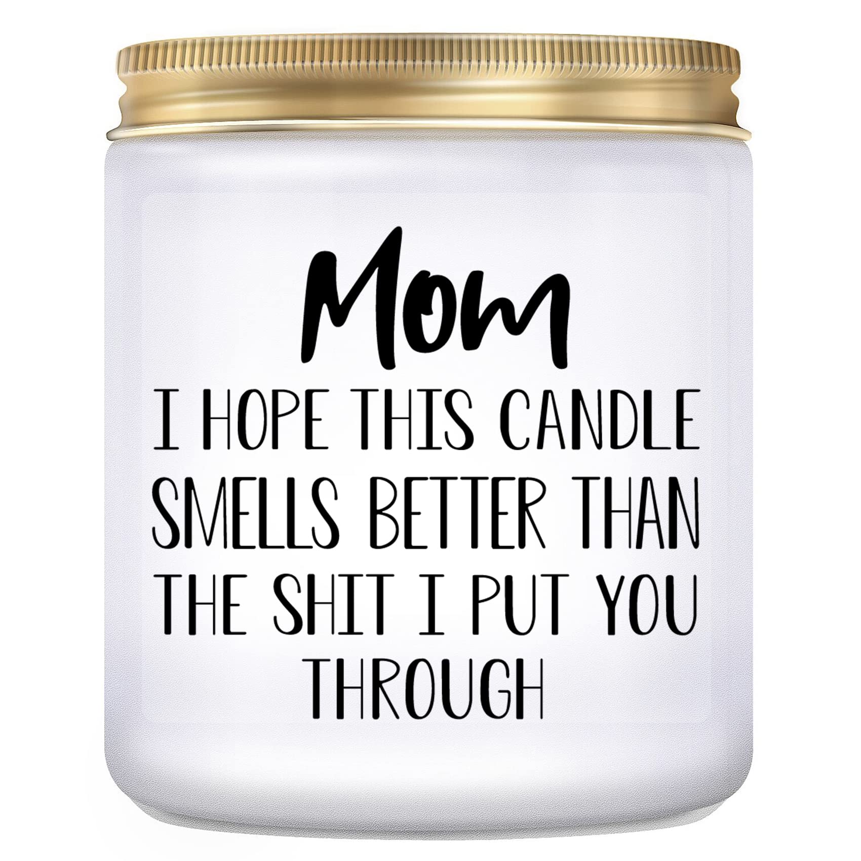 Custom Scented Candles - Funny Lavender Mom Gift for Mother's Day