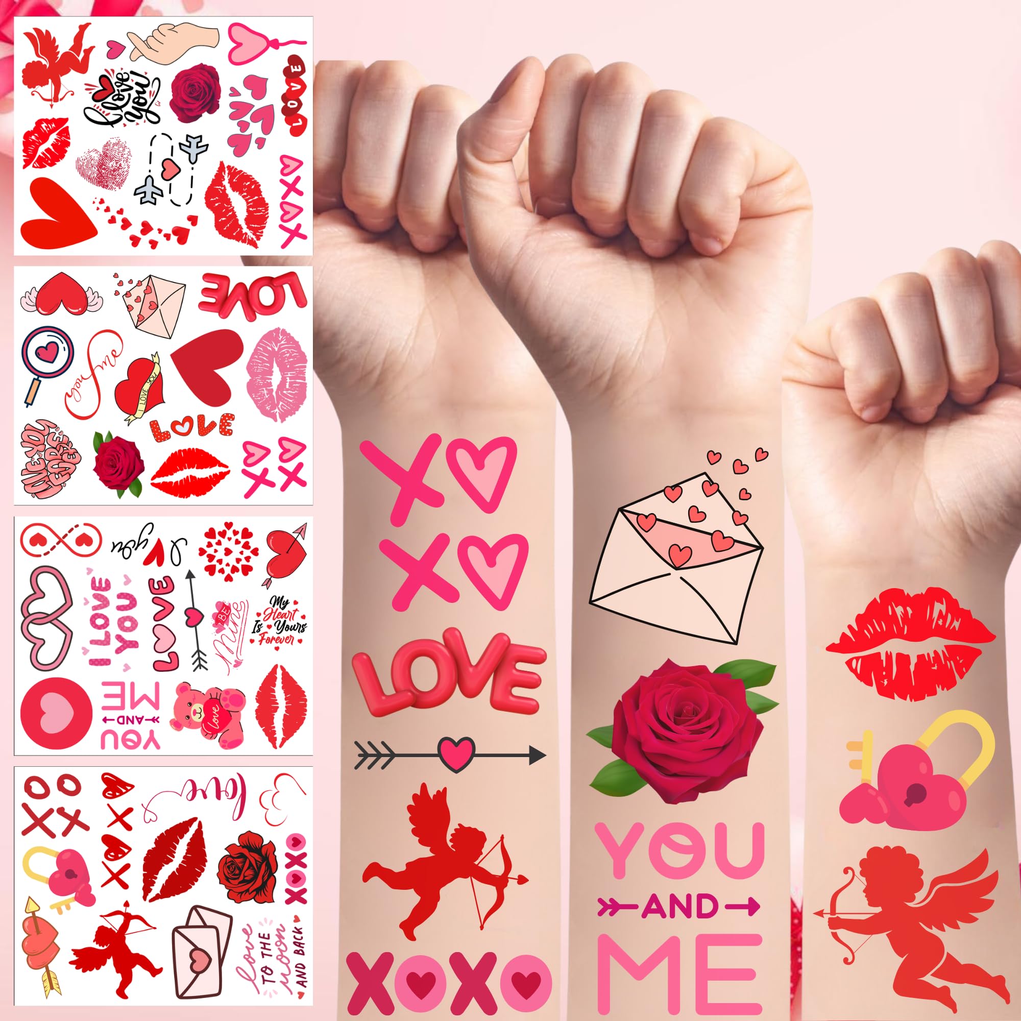 Custom Temporary Tattoos Manufacturer - Valentine Temporary Tattoos for Parties and Couples