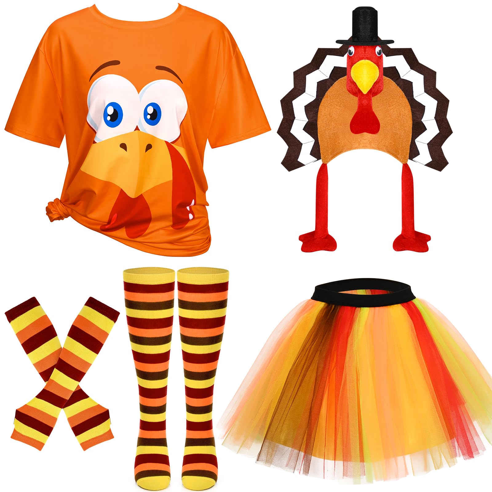 Party Costume Manufacturer - Thanksgiving Turkey Trot Roleplay Set