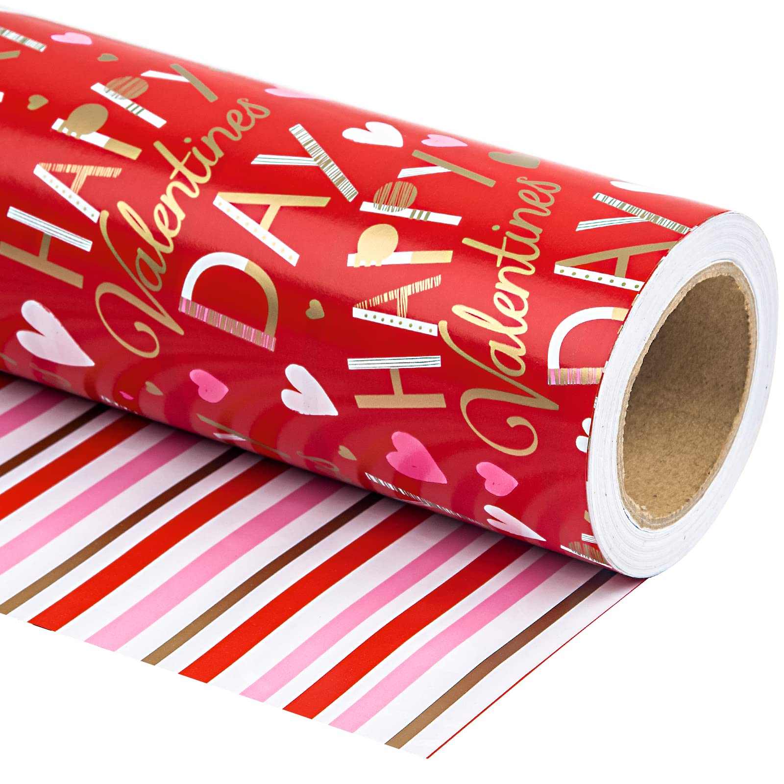 Wrapping Paper Manufacturer- Reversible Valentine's Day Gift Wrap