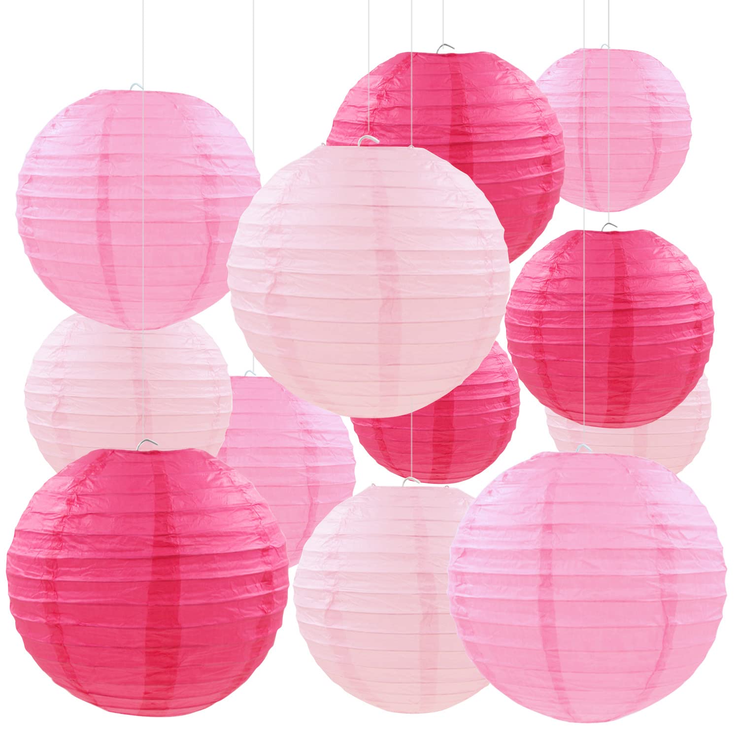 Custom Paper Lanterns - Wedding Valentine Paper Lanterns Romantic Decor