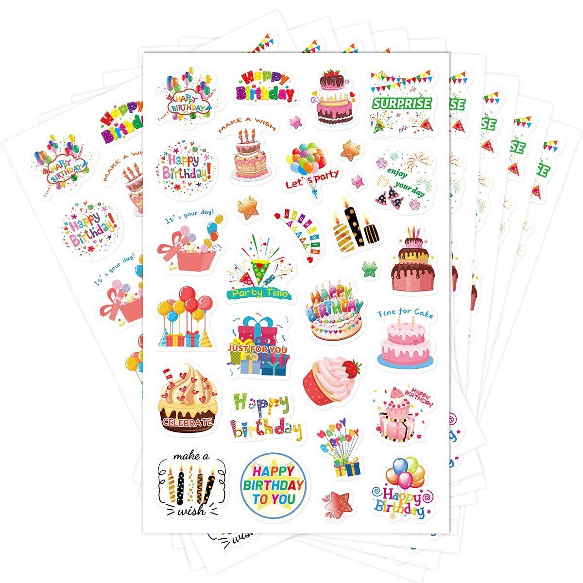 Custom Stickers Manufacturer - Happy Birthday Stickers for Party Decoration