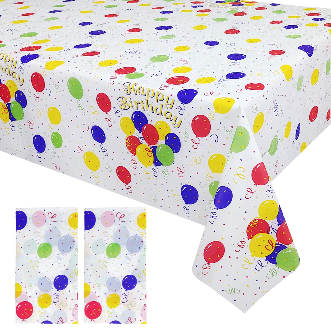 Custom Plastic Tablecloth Supplier - Happy Birthday Party Tablecloth Wholesale