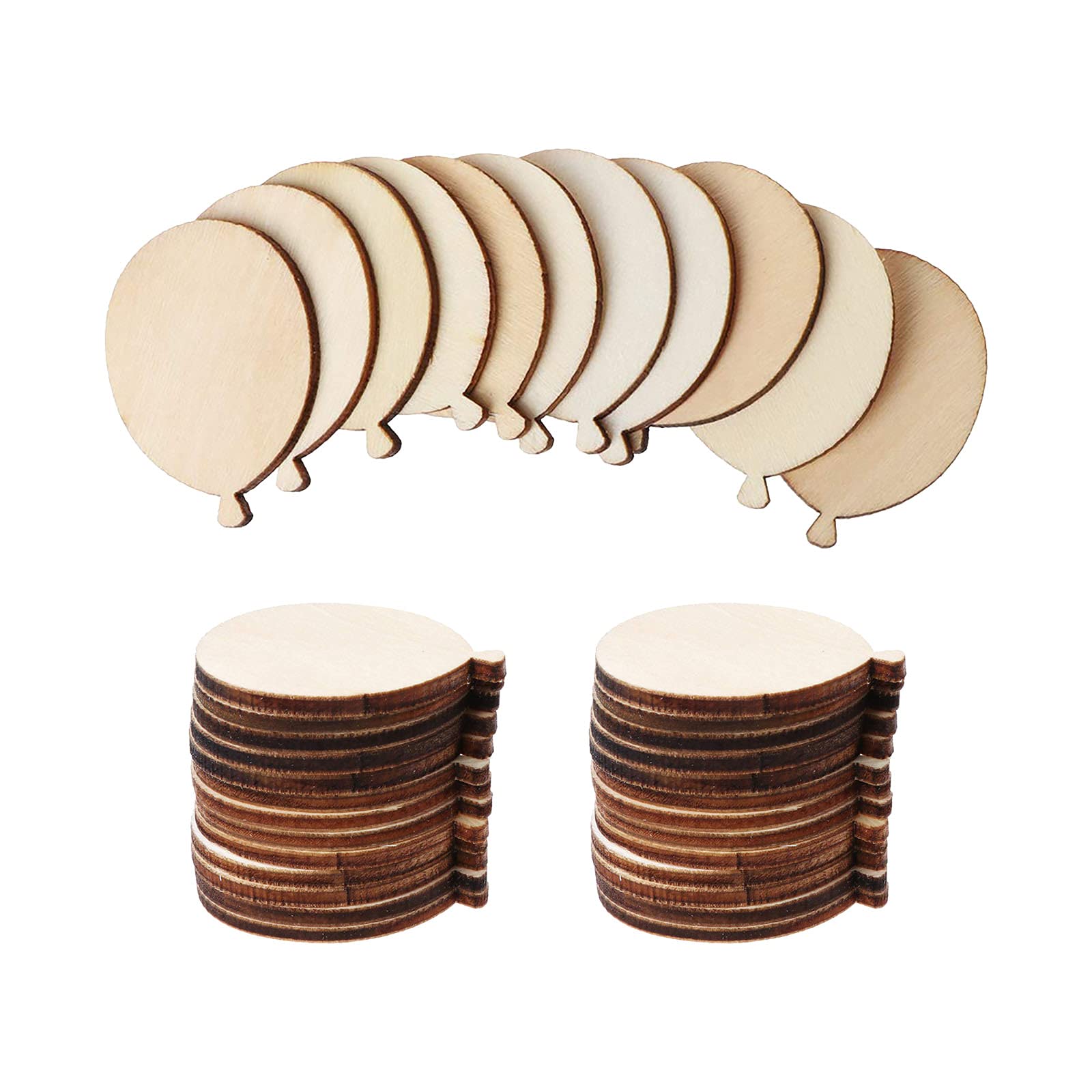 Wood Crafts Manufacturer - Birthday Balloon Wood Cutouts for Party Decor