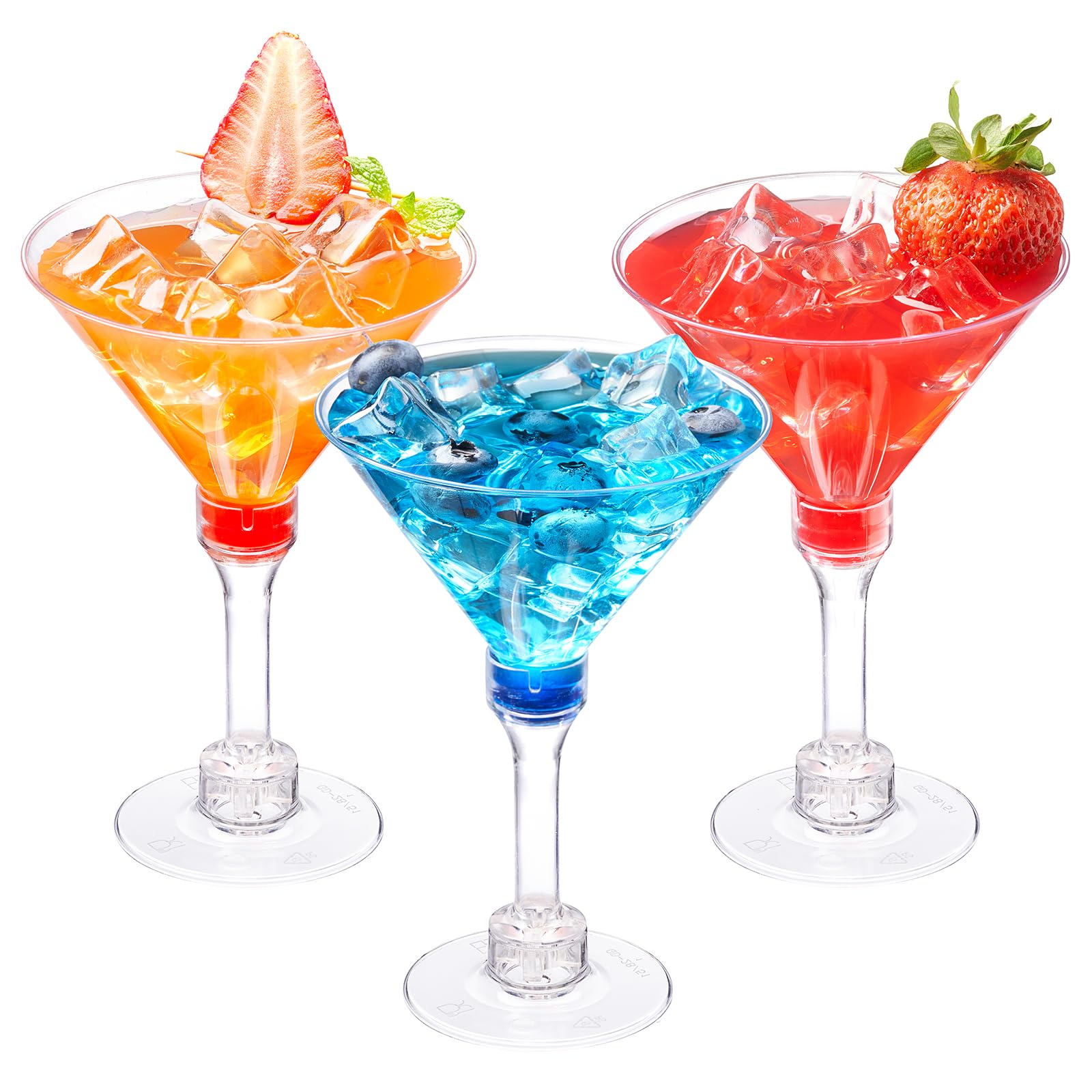 Wholesale Plastic Martini Glasses - Unbreakable Reusable Party Cocktail Drinkware