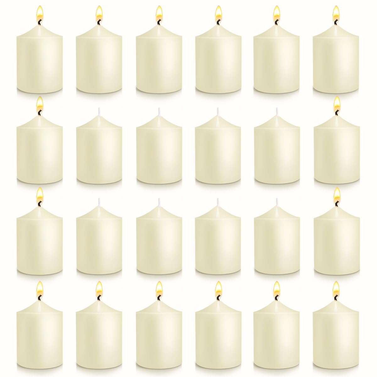 Wholesale Pillar Candles Manufacturer - Dripless Unscented Long Burn Candles