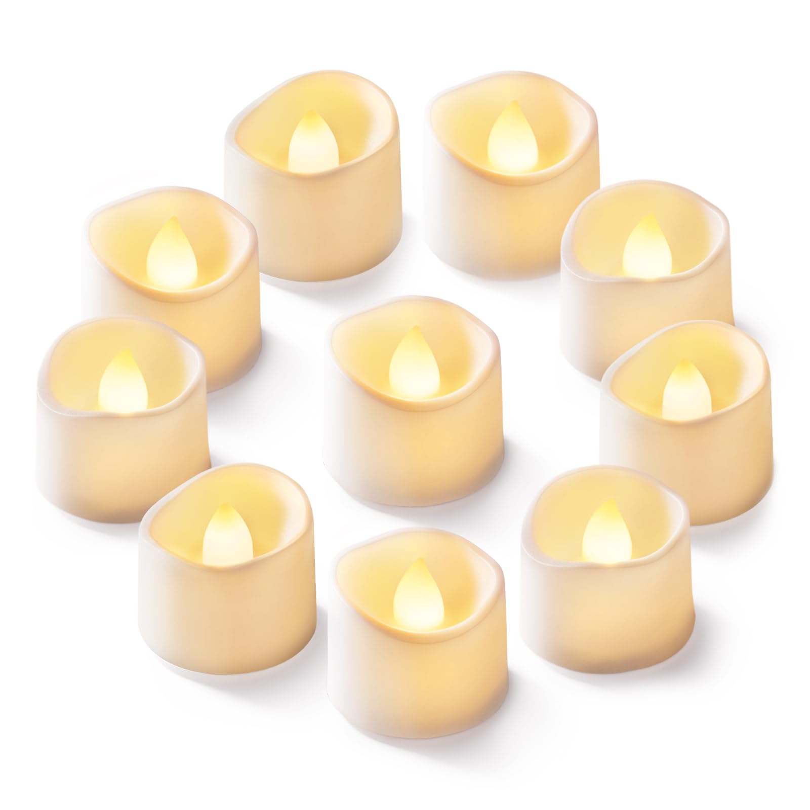 Flameless Candle Wholesale - Realistic Flickering LED Tea Lights for Events