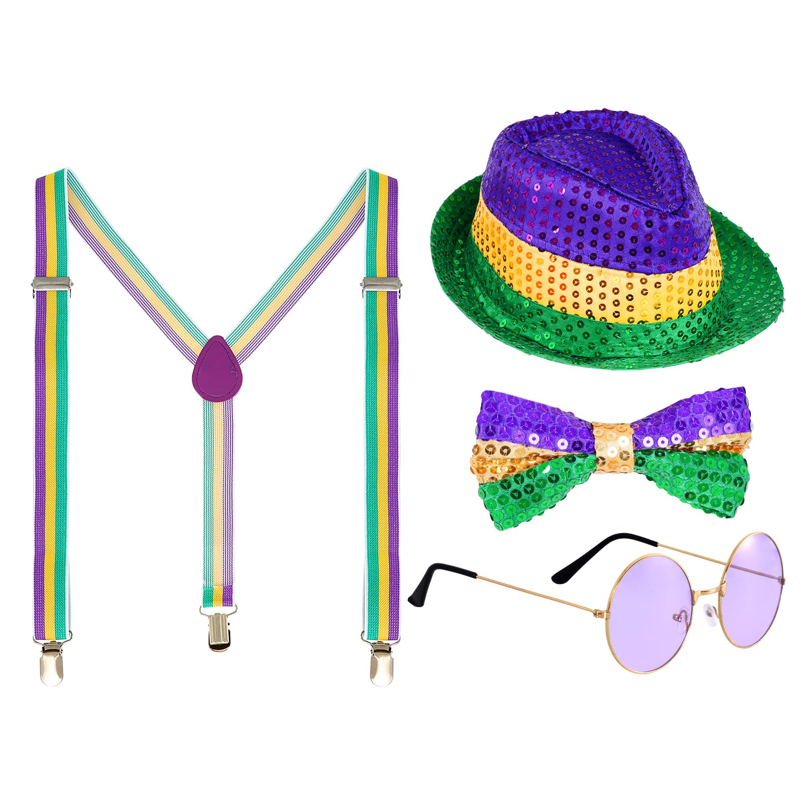 Costume Accessories Wholesale - Mardi Gras Sequin Costume Set
