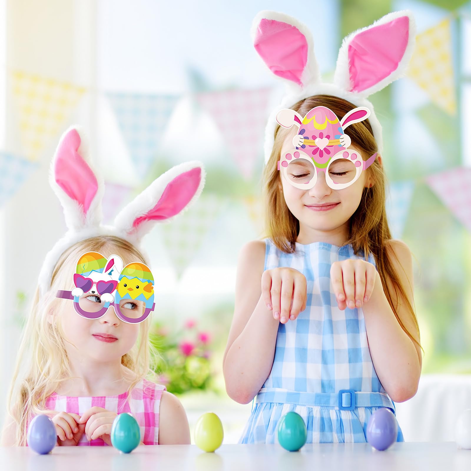 Paper Glasses Frames Wholesale - Easter Bunny Photo Booth Props Glasses - Image 3