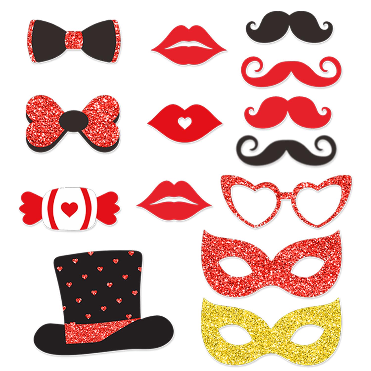 Wholesale Photo Booth Props - Valentine's Day Romantic Party Props - Image 5