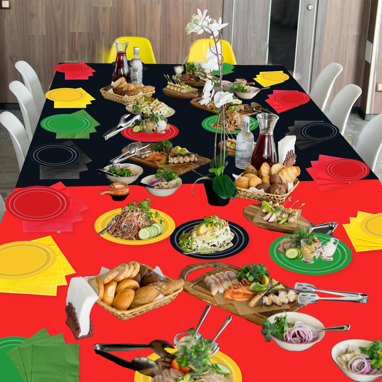 Custom Tableware Wholesale - Juneteenth Disposable Party Tableware Set - Image 4