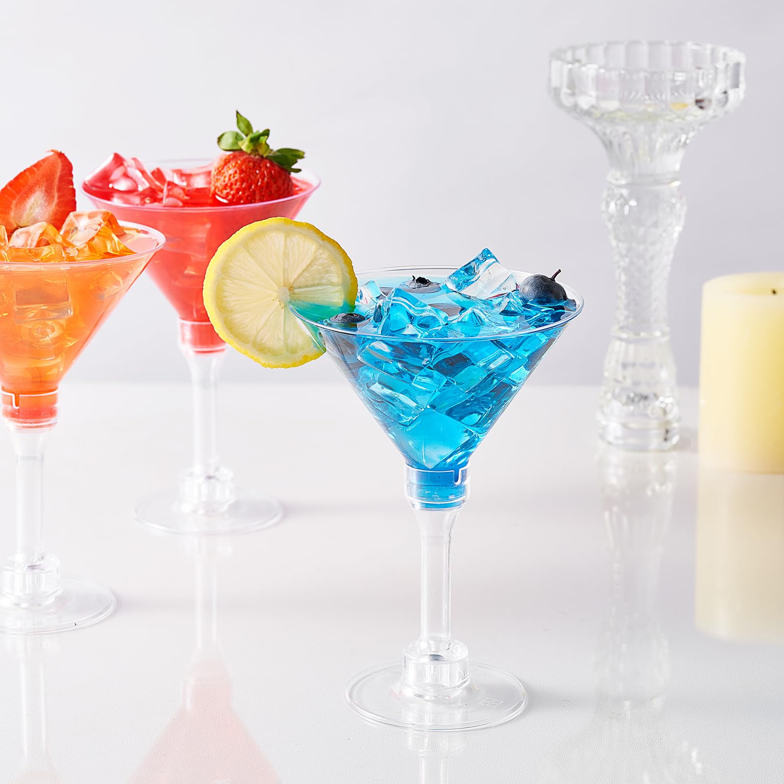Wholesale Plastic Martini Glasses - Unbreakable Reusable Party Cocktail Drinkware - Image 4