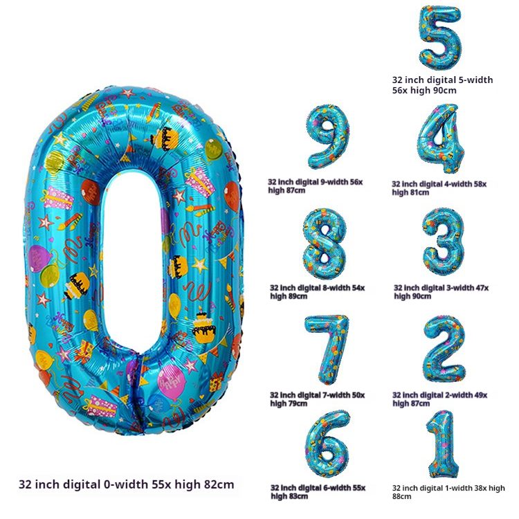 Number Foil Balloon Wholesale - Premium Birthday Number Foil Balloon for Celebrations