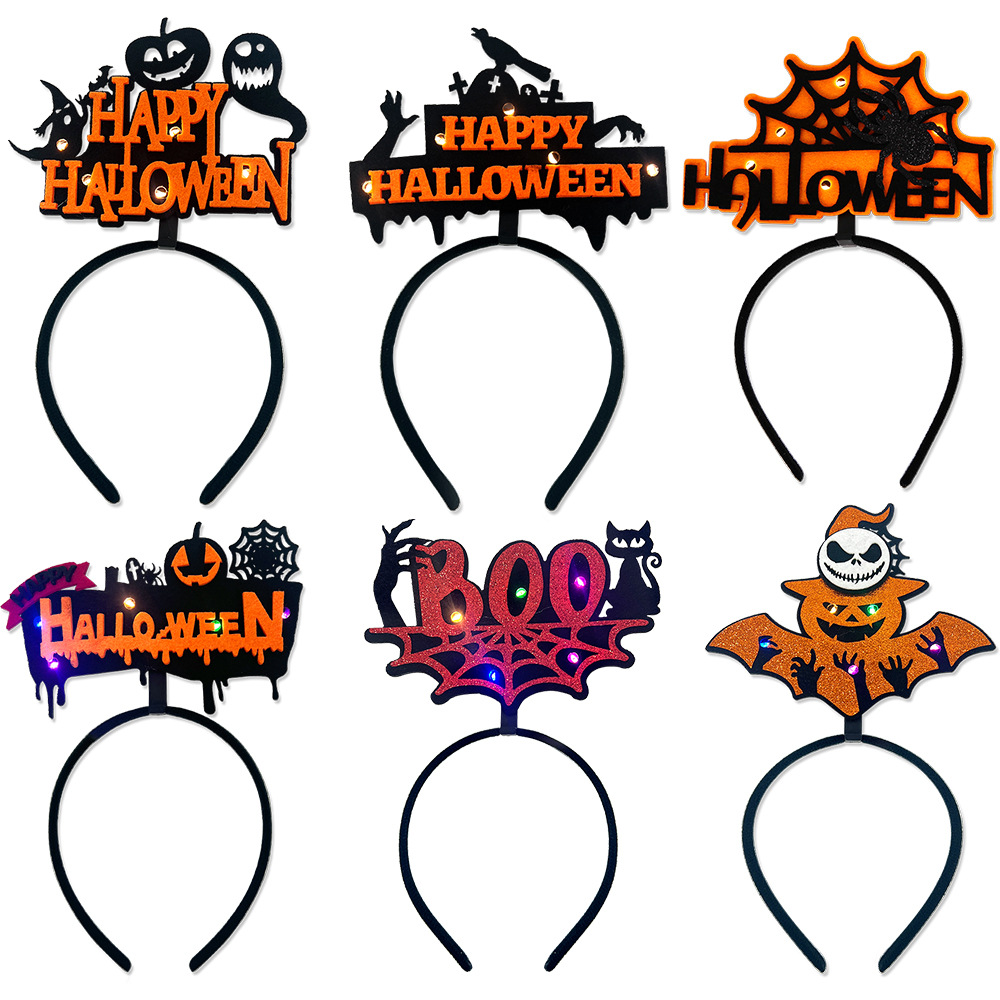 Oem Party Headwear Manufacturer - Spooky Halloween LED Headband with Custom Options