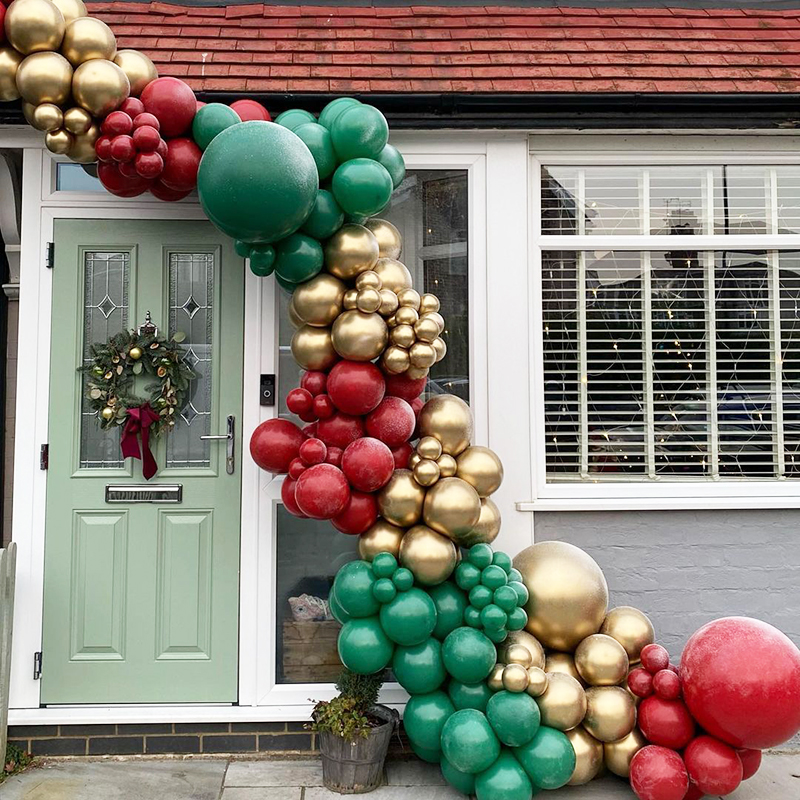Balloon Garland Supplier - Premium Christmas Chrome Garland Kit