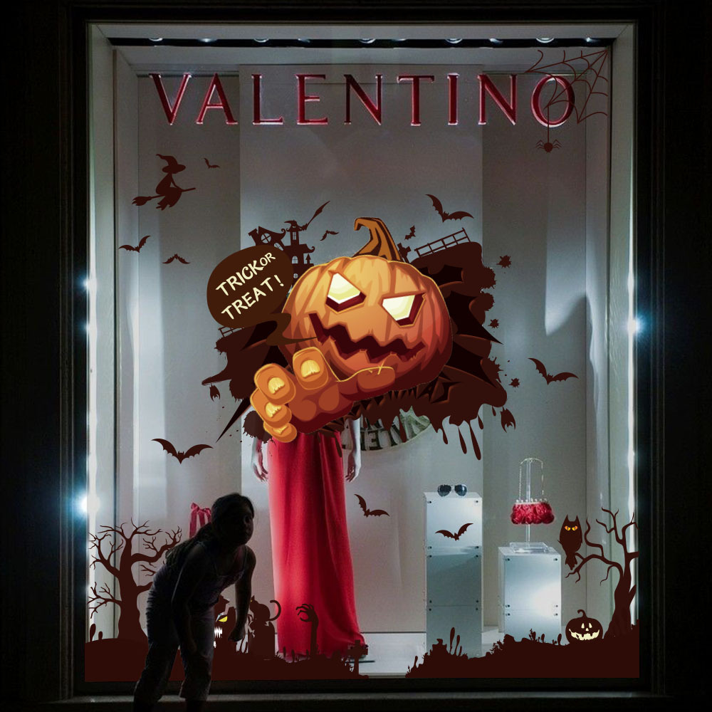 Custom Static Cling Decals - Premium Halloween Window Decals for Festive Displays - Image 4