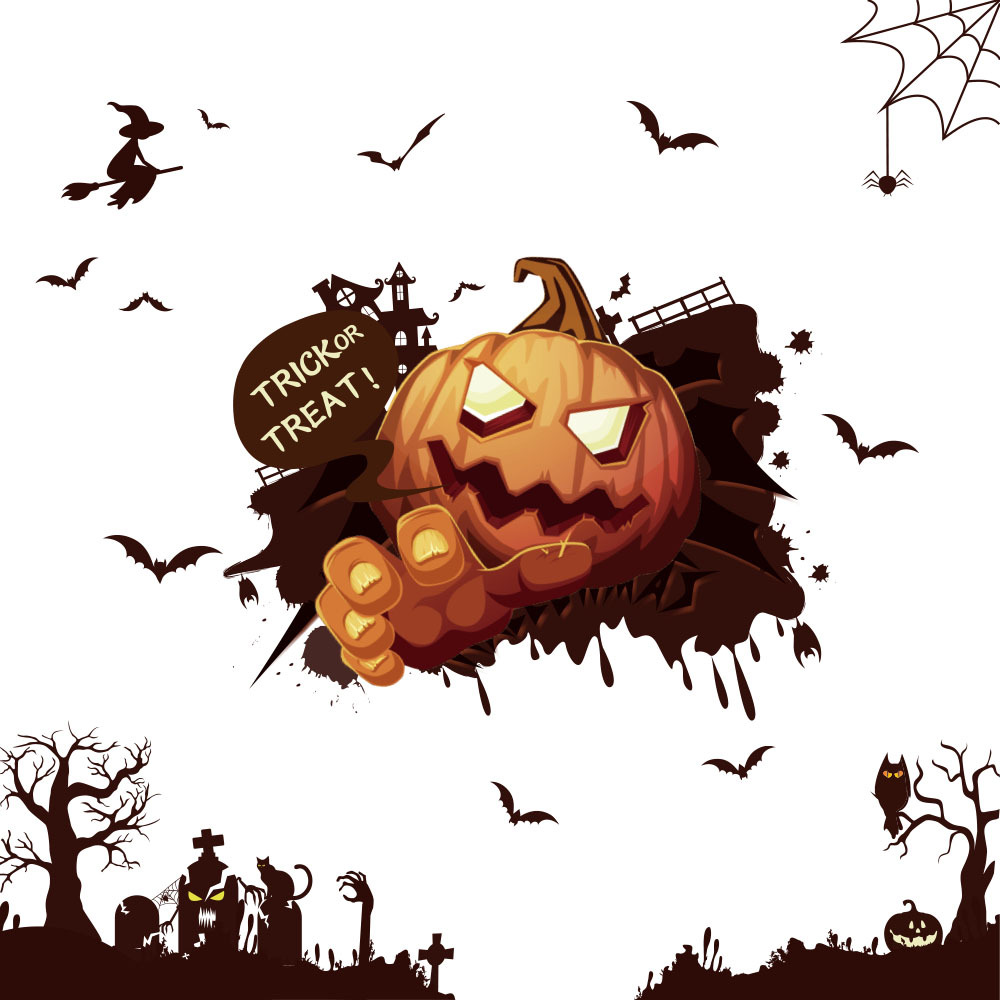 Custom Static Cling Decals - Premium Halloween Window Decals for Festive Displays