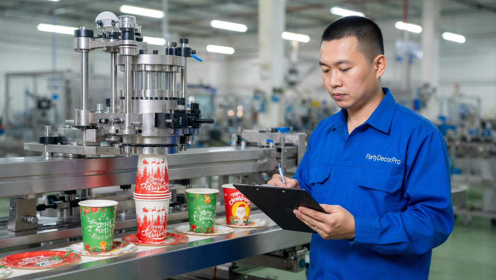 disposable christmas tableware Manufacturing Process