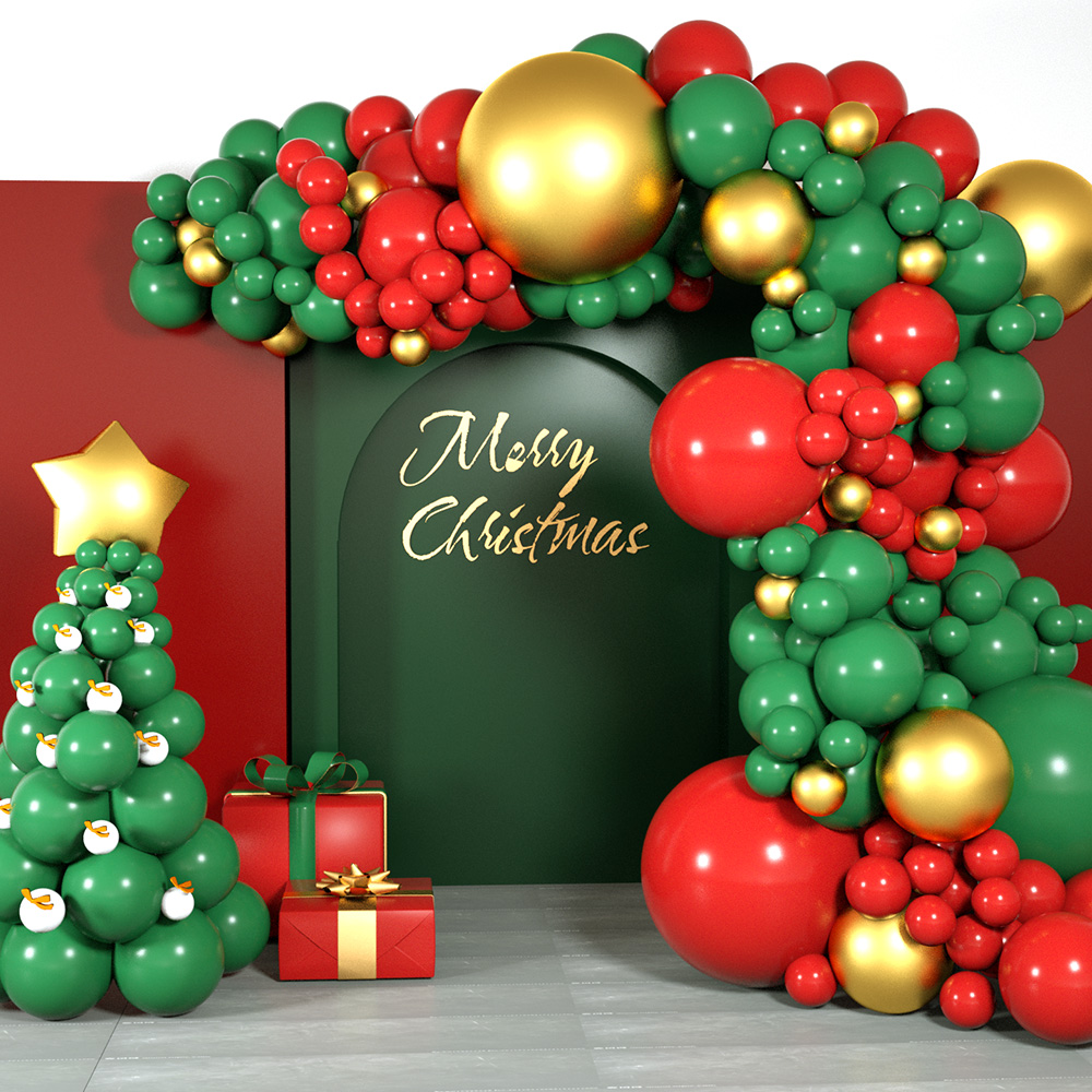 Christmas Balloon Arch
