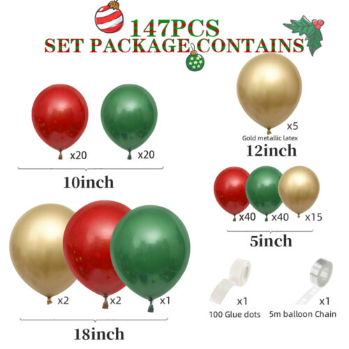 Christmas Balloon Arch