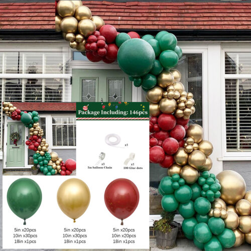 Christmas Balloon Arch