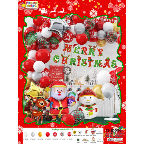 Christmas Balloon Arch