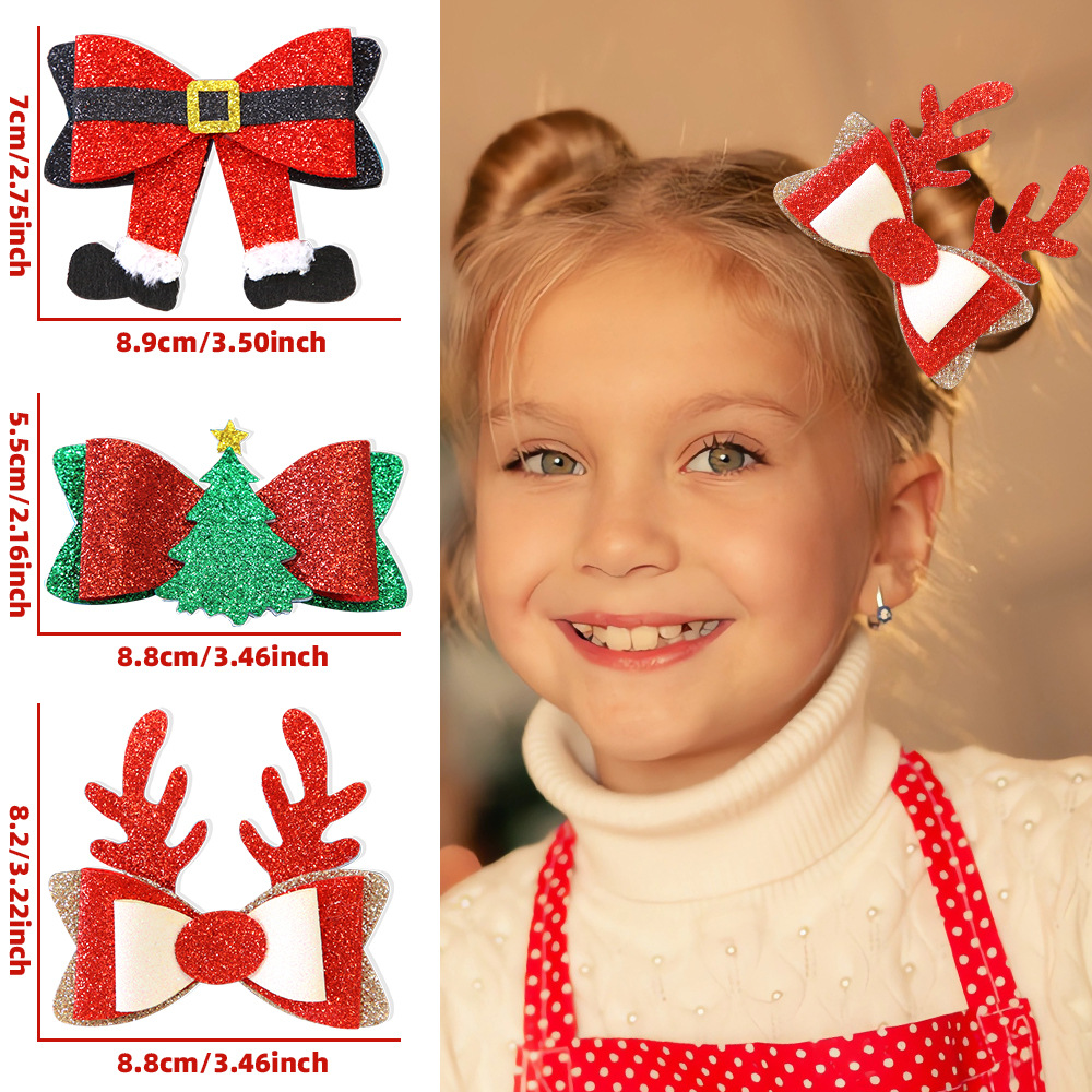 Christmas Clips Hair
