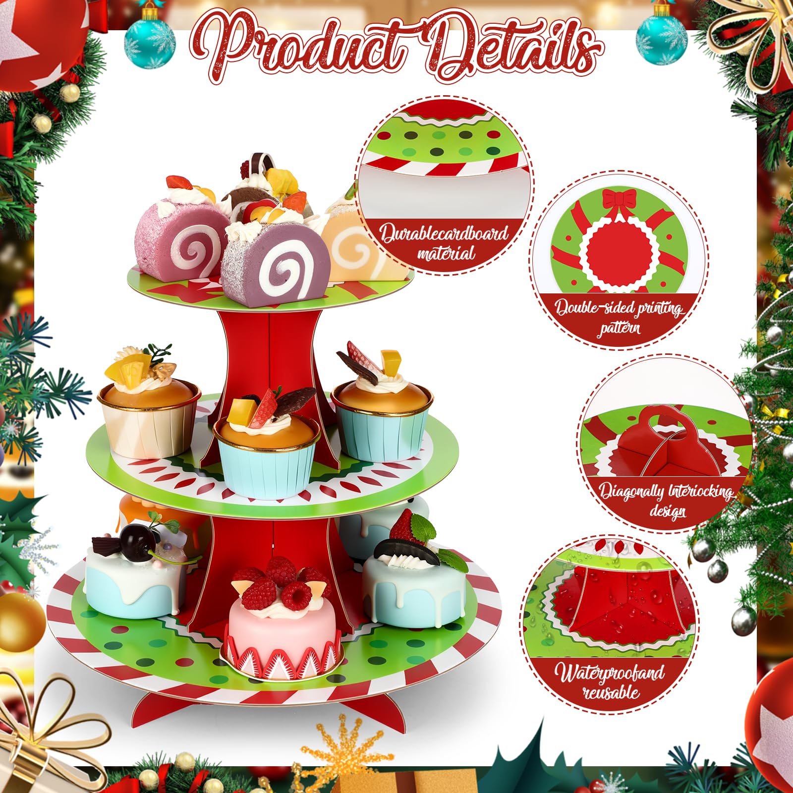 Christmas Cupcake Stand
