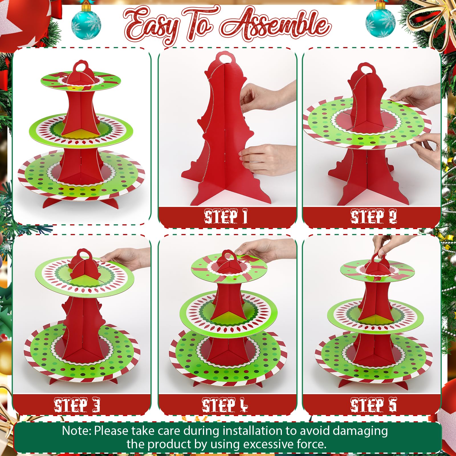 Christmas Cupcake Stand