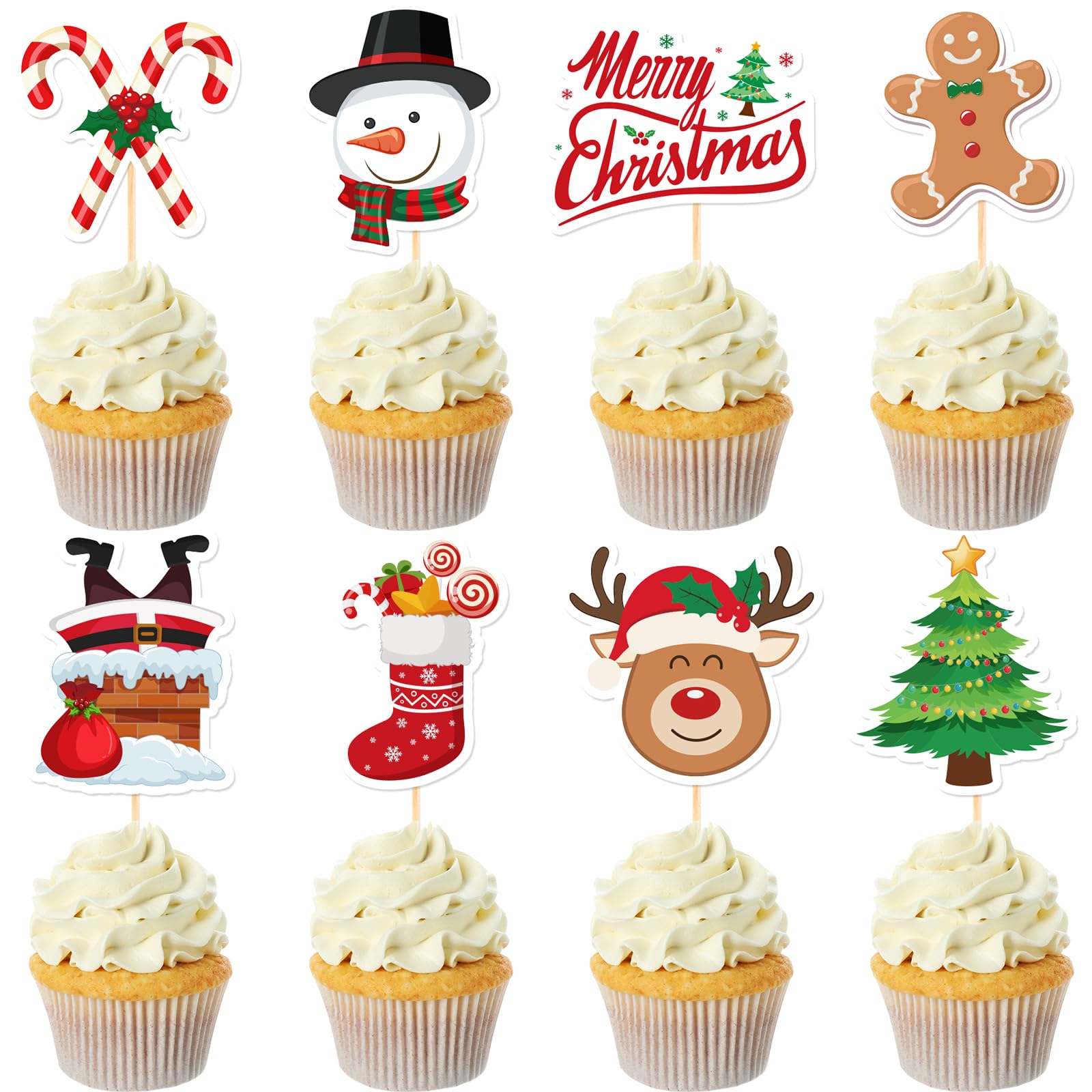 Christmas Cupcake Topper