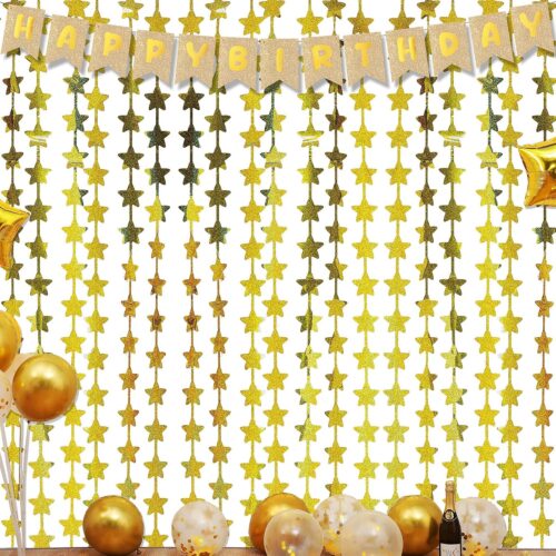 Christmas Foil Fringe Curtains 