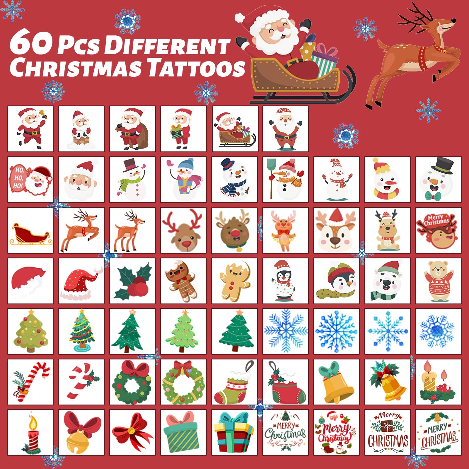 Christmas Temporary Tattoos