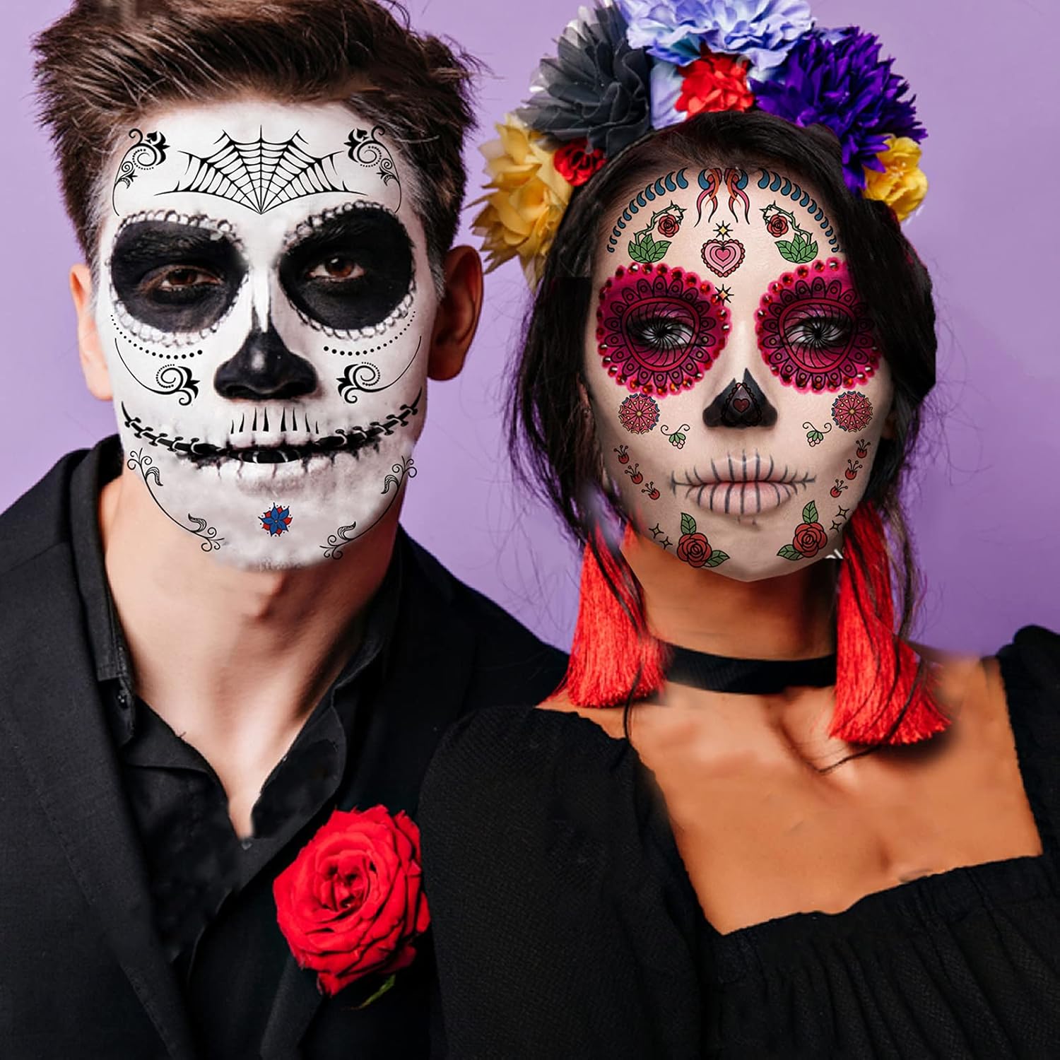 Day Of The Dead Temporary Tattoos