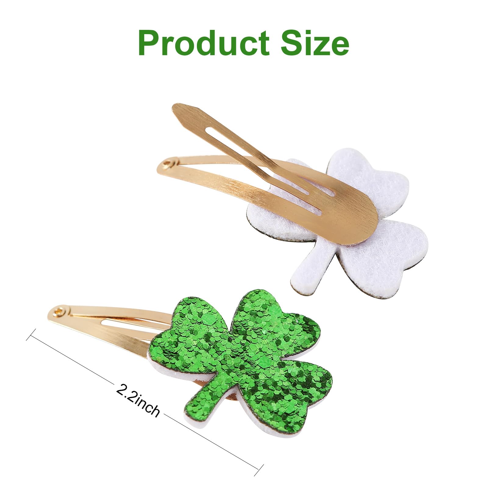 Flower Hair Clip Green