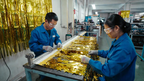 Foil Curtain Backdrop