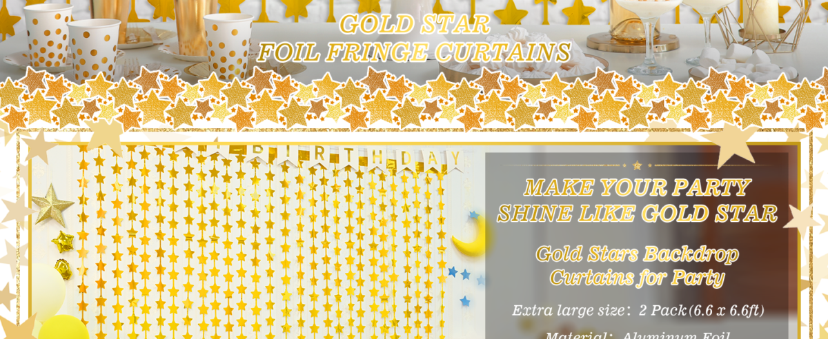 Foil Curtain Backdrop