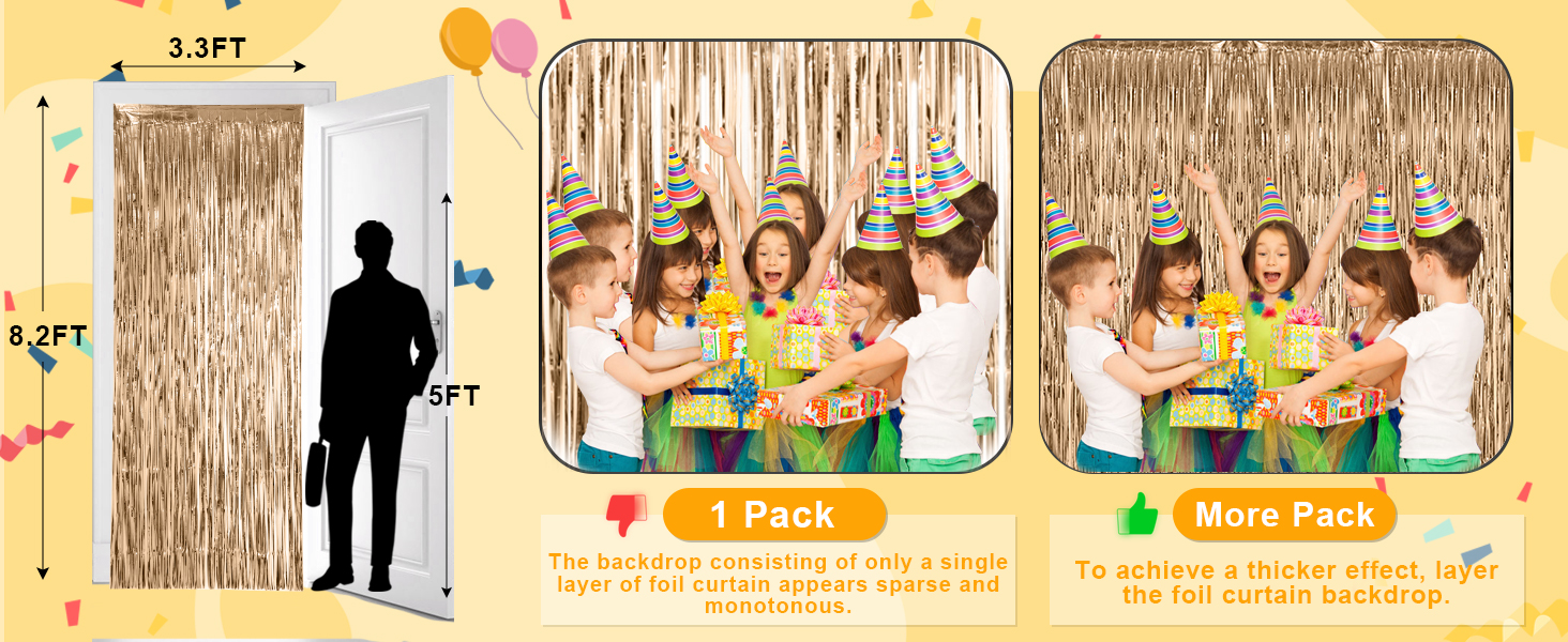 Foil Fringe Curtain