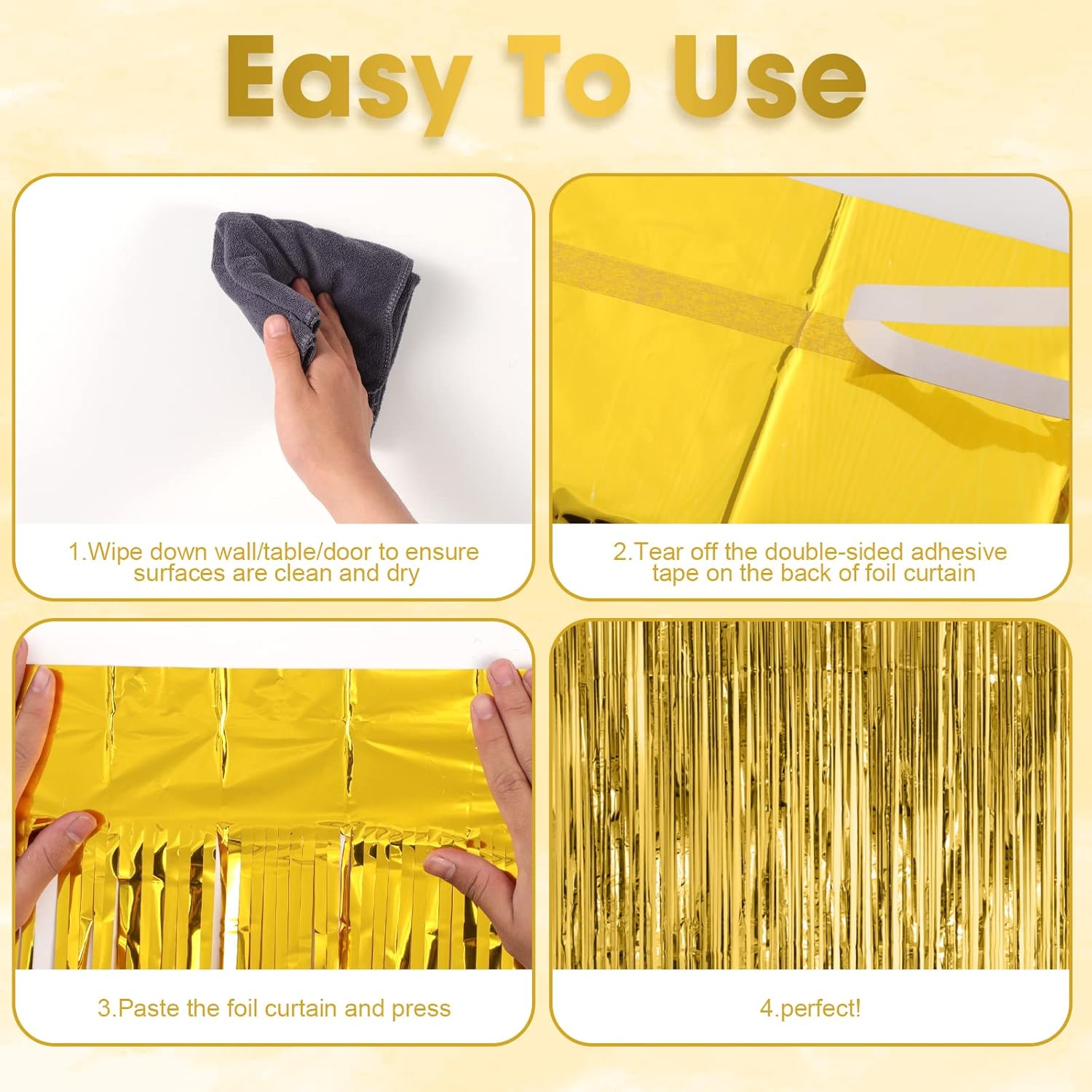 Foil Fringe Curtain