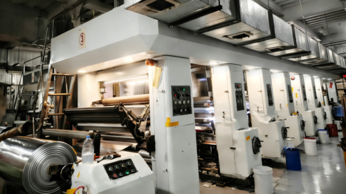 In our professional equipment workshop, large automated machines are running steadily, performing precision processing on the metallic foil materials. Our workers carefully operate the equipment and monitor production parameters to ensure every batch of raw material achieves optimal flatness and quality, providing a reliable foundation for fringe curtain production.