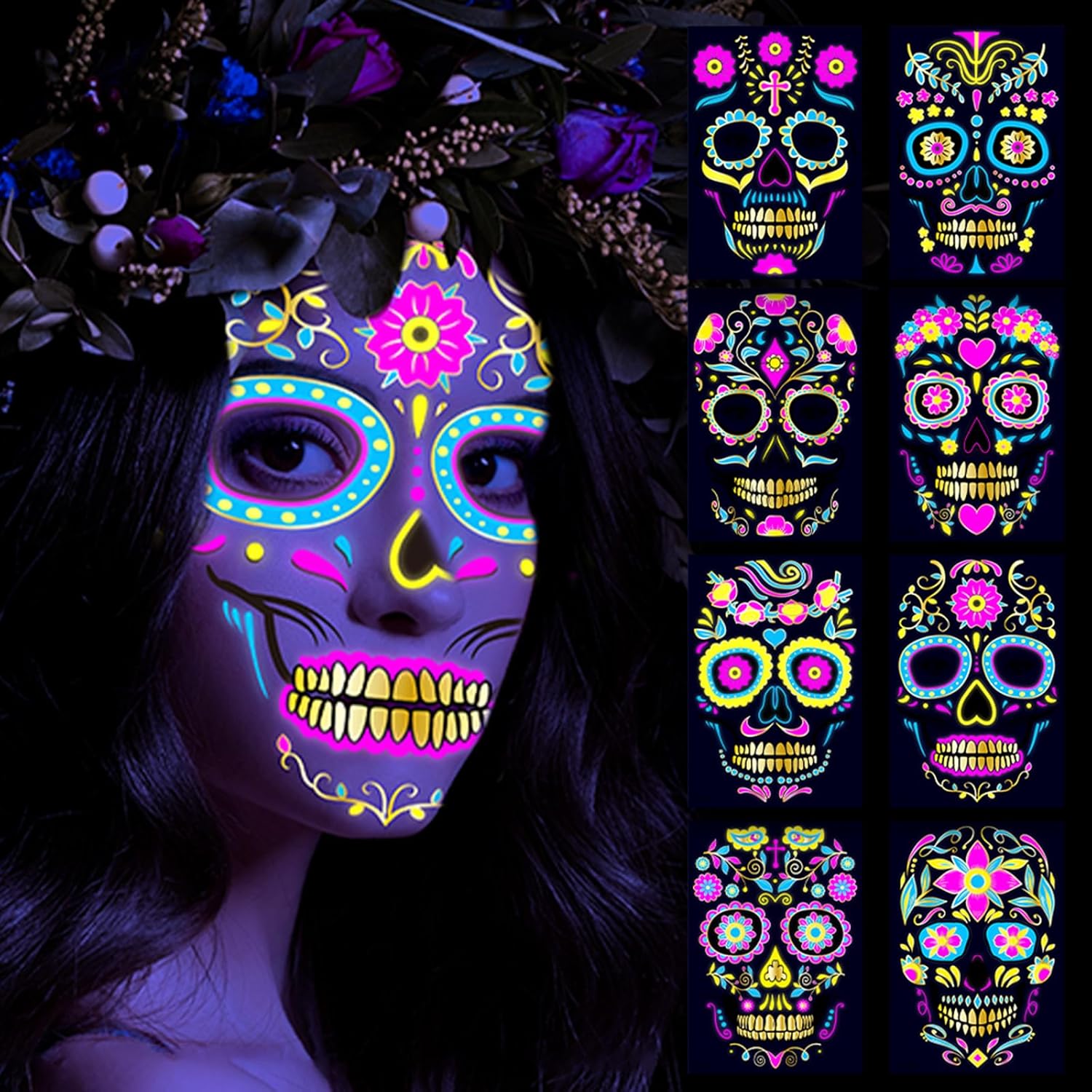 Glow In The Dark Temporary Tattoos