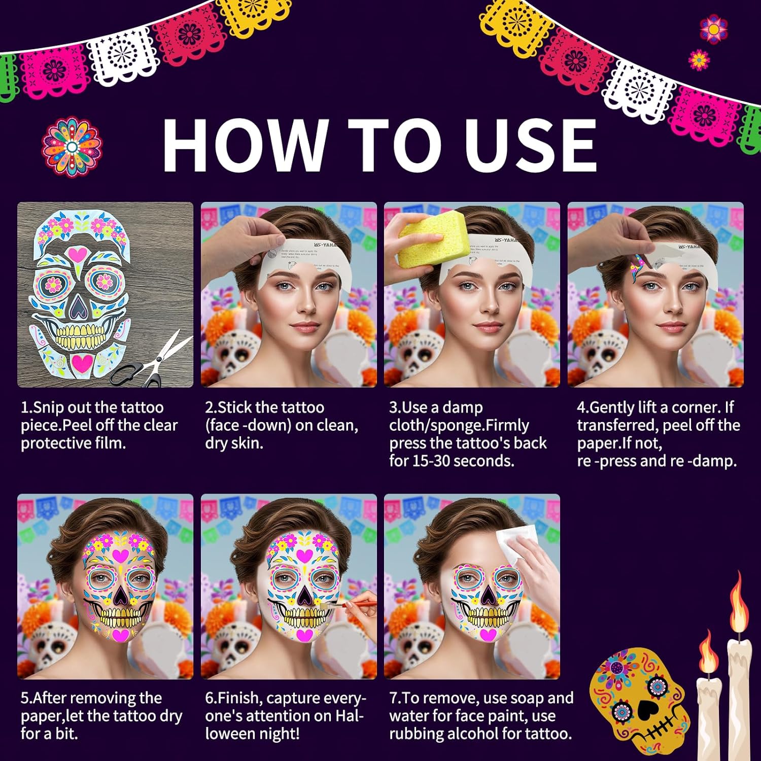 Glow In The Dark Temporary Tattoos