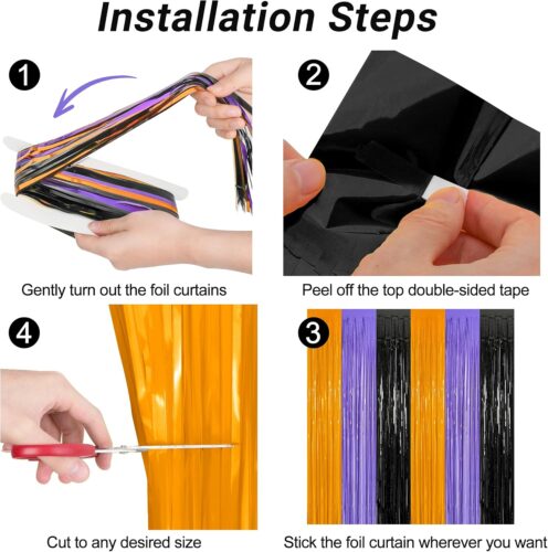 Halloween Fringe Curtain 